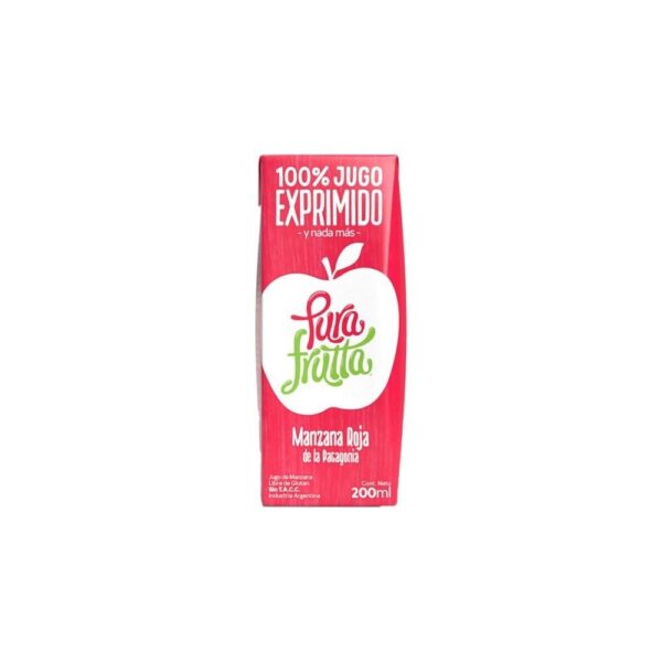 Pura Frutta Manzana Roja 200ml