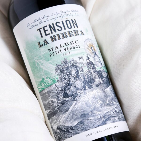 Tensión La Ribera Malbec Petit Verdot - Imagen 2