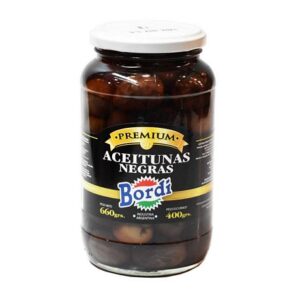 Aceitunas Negras Bordi Premium 330 Grs