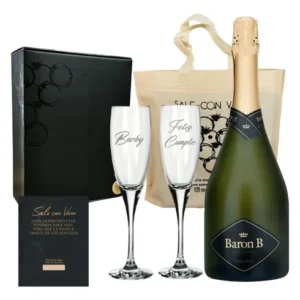Estuche Baron B + 2 Copas