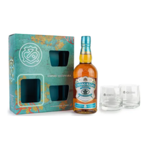 Estuche Chivas Mizunara + 2 Vasos