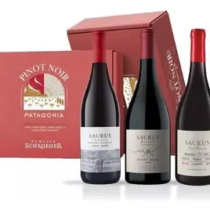Estuche Familia Schroeder X3 Botellas Mix  De Pinot Noir