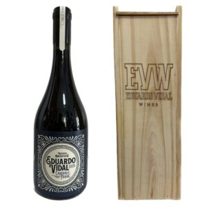 Estuche Madera Eduardo Vidal Cabernet Franc 1 Botella