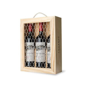 Estuche Madera Lagarde Con Reja X3