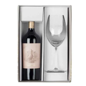 Estuche Perdices Malbec + Copa