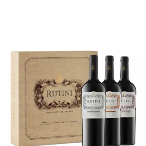 Estuche Rutini 3 Botellas (Cab. Sauv. - Malbec - Cab. Franc)