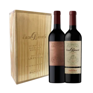 Estuche Madera Enzo Bianchi Anfora Malbec + Corte