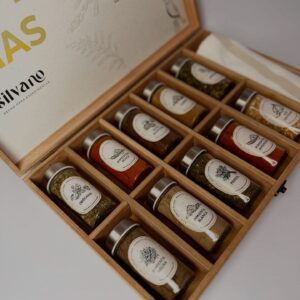 Caja de Madera Especias x10 Silvano