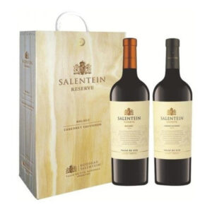Estuche Madera Salentein Reserva MAL/CAS